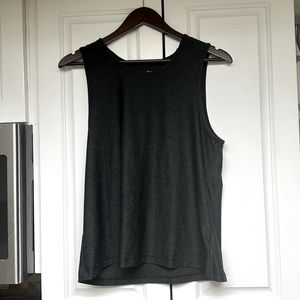DSG medium charcoal dry fit tank